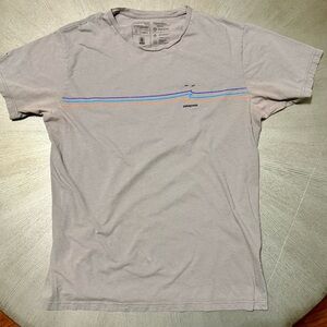 Patagonia Organic Cotton T Shirt Mens Large Slim Fit Casual Outdoors